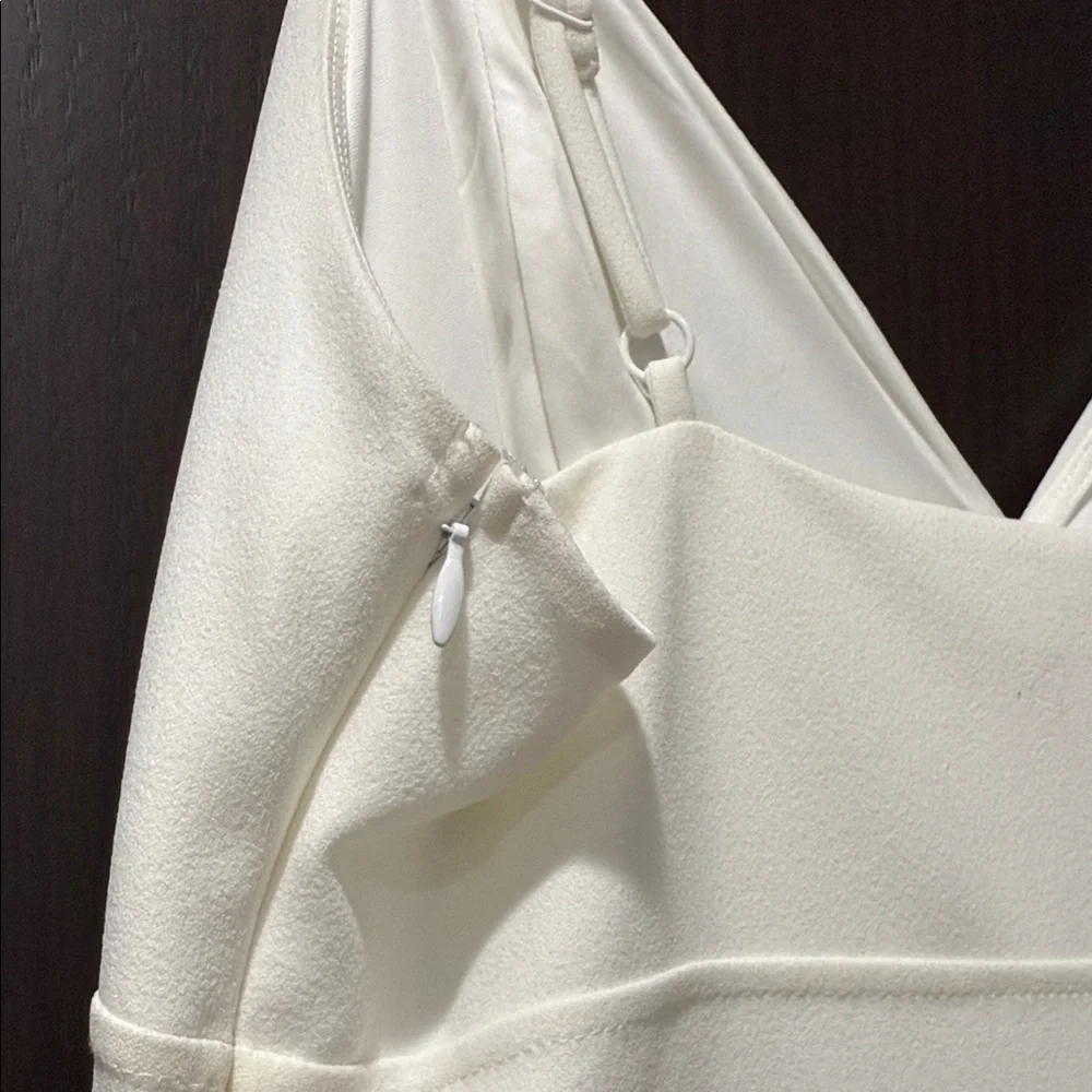 Express White Spaghetti Strap Dress - Picture 3 of 7